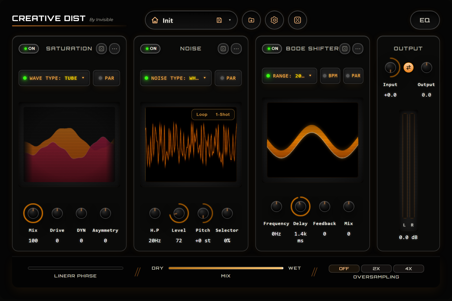 Creative Dist plugin interface